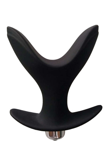 Plug Vibrante A U In Silicone Nero