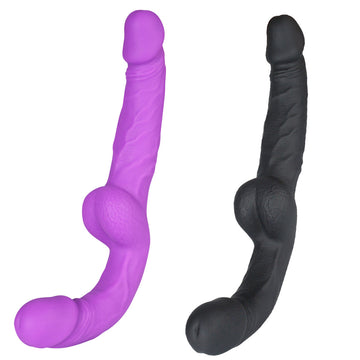 Realistico Strapless Dildo Doppio In Silicone