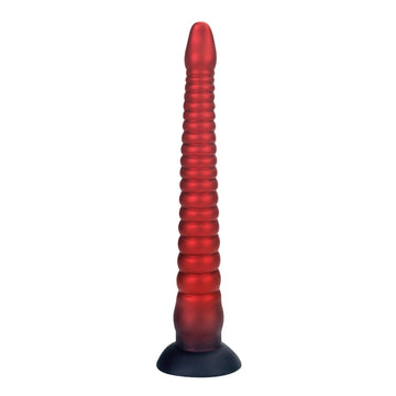 Gigante Dildo Tentacolo Rosso Silicone Ventosa 55.5cm