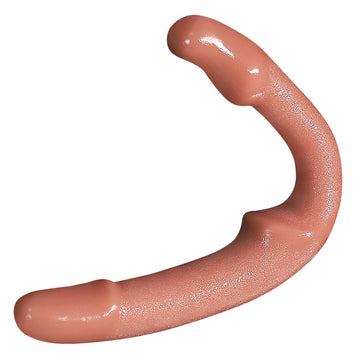 Strapless Strap On Doppio In Silicone