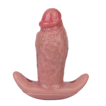 Plug Con Coda Vibrante Set Realistico Silicone