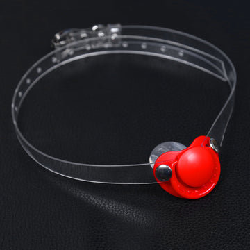 Rosso Bavaglio Ciuccio In Silicone BDSM