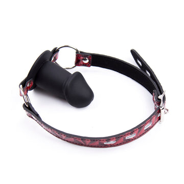 Dildogag In Silicone Nero Per BDSM Principianti