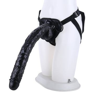 Dildo Strap On Nero Gigante 41cm