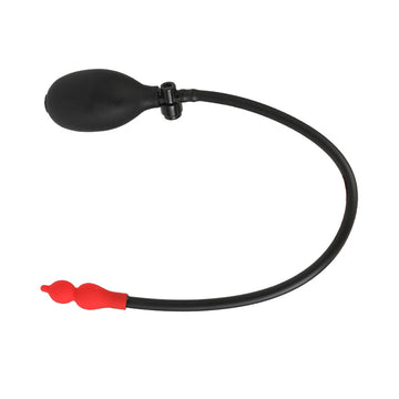 Piccolo Plug Anale Gonfiabile Rosso Zucca