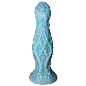 Dildo Eiaculante Mostro Marino Blu 25cm