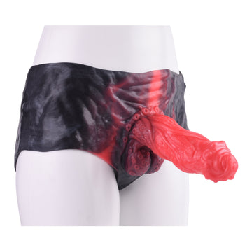 Monster Rossa Polpo Tentacolo Dildopanty 19cm