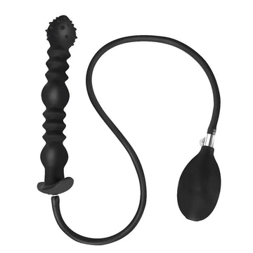 Plug Anale Gonfiabile Nero A Sfere 52cm