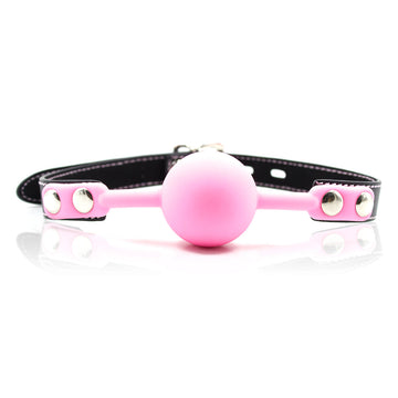 Bondage Rosa Gag Ball In Silicone 4cm