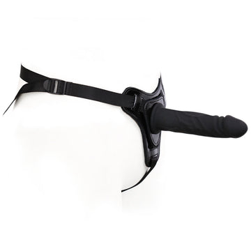 Nero Strap On Dildo Con Pelle 15cm