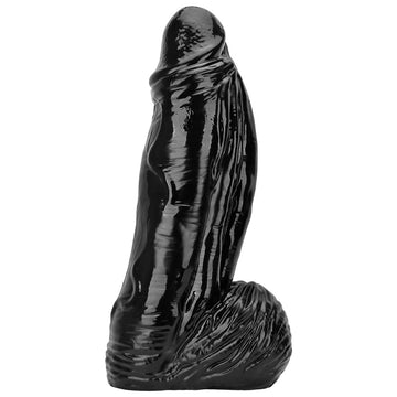 Nero XXXL Dildo Curvo Con Testurizzato 59cm