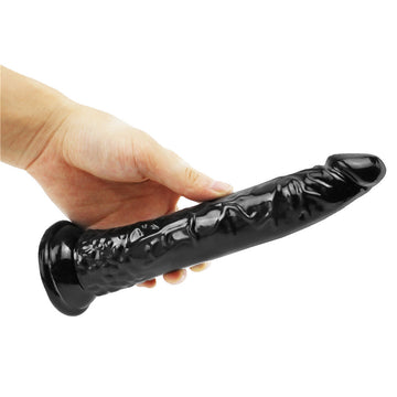 Black Dildo Realistico Con Ventosa 21.5cm