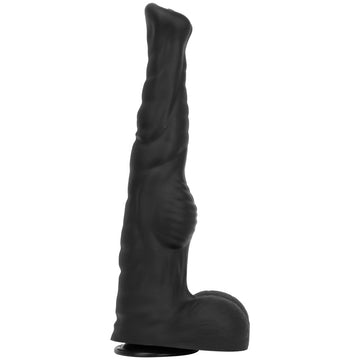 Gigante Dildo Nero Equino Con Ventosa 41cm