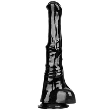 Dildo Realistico Equino Nero Dal Corpo Massiccio 41cm