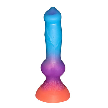 Luminoso Dog Dildo Con Nodo 19cm