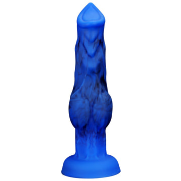 Dildo Dog Fantasy Blu Con Knot In Silicone