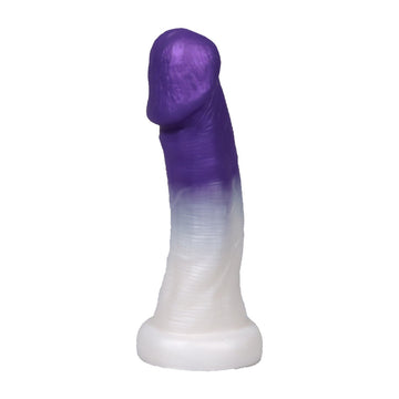 Anale Dildo Piccolo Viola Curvo 14.5cm