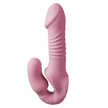 Strapless Dildo Rosa A Spinta Con Telecomando